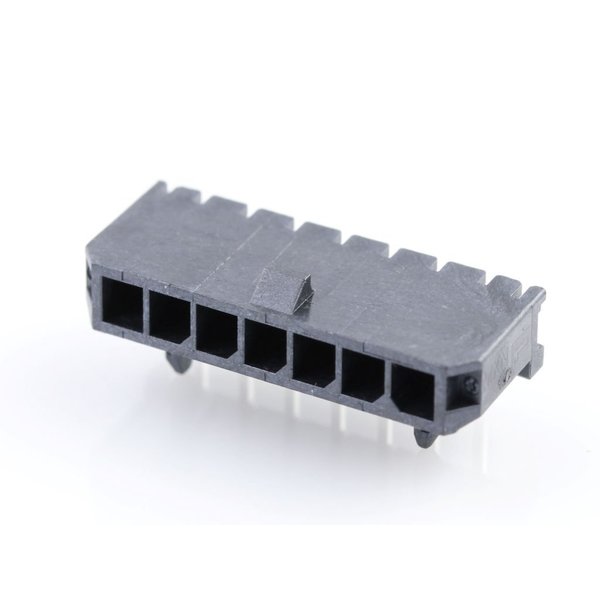 Molex Rectangular Power Connector, 7 Contact(S), Male, Solder Terminal, Receptacle 436500701